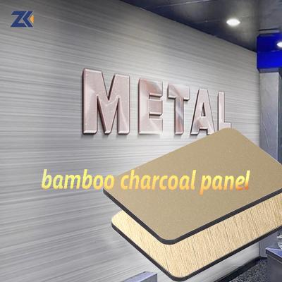 China Placa de fibra de carvão de bambu à prova d'água e à prova de umidade 5 mm 8 mm de metal PVC à venda