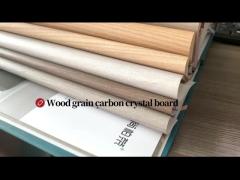 Wood grain Bamboo charcoal Wood Fiber Board Hot Sale Interior Decoration Fireproof