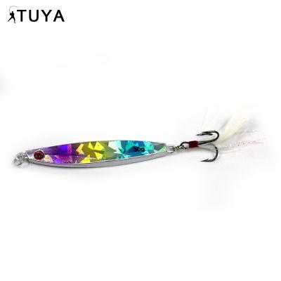 China ABS Swim Stroke Enigma Sea Fishing Lure With Feathers for sale