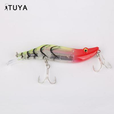 China ABS Plastic Eyes Pink Shrimp Vivid Shrimp Fishing Lure on Wholesale for sale