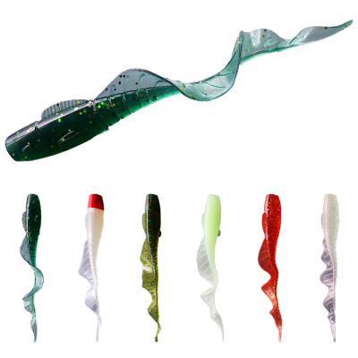 China NEW Plastic Artificial Long Tail Baits Soft Lures With High Elasticity for sale