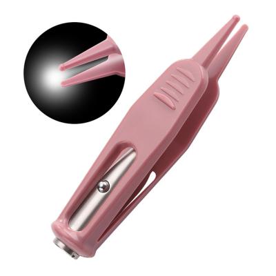 China Fashion Hadiyah Factory Amazon eBay HOT SALE Baby Tweezers Safety Cleaning Flashlight Booger Antirust Belly ButtonPlastic LED Flashlight for sale