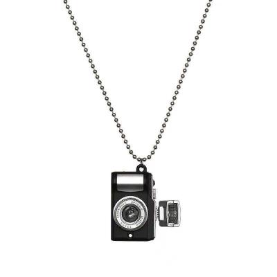 China Earth Di Pendant Necklace SLR Camera Necklace New Couples Hip Punk Soft Hop Cool Bouncing Retro for sale