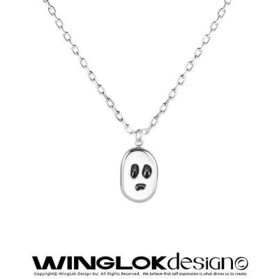 China Other Last Ghost Wind New Dark Titanium Tide Steel Men's And Women's Necklace for sale