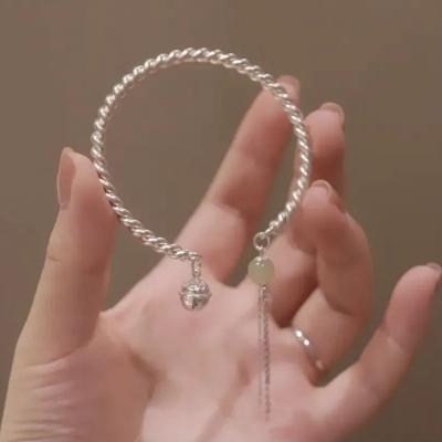 China Other Tiktok Palace Bell Rings Step-by-Step Bracelet Su Chalcedony Bell Bracelet Jewelry Girlfriends Romantic Christmas Gift Ancient for sale