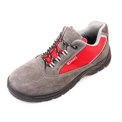 China Hot Sales S1P Anti-smash Men Sport Shoes Lightweight Steel Toe Shoes Safety Suede Shoes Men Work for sale