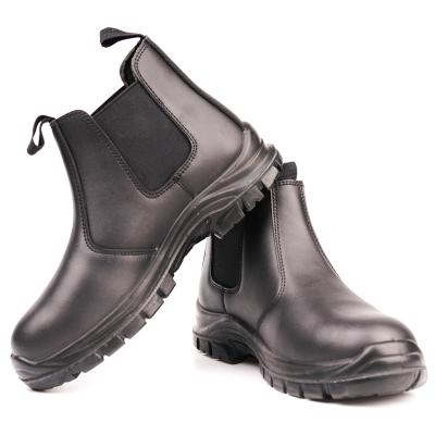 China SBP Leather Steel Toe Shoes Chelsea Work Safety Anti-Static Hot Selling Waterproof Boots For Men for sale