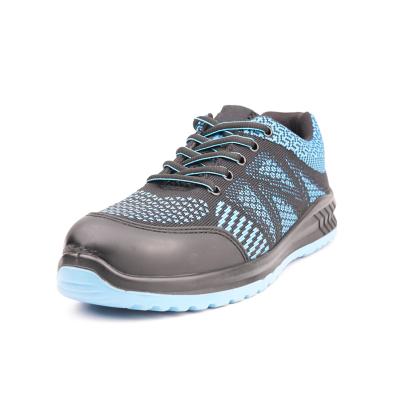 China New Trend Breathable Fashion Fly Knit Sports Shoes Breathable Lightweight Safety Shoes With Steel Toe for sale