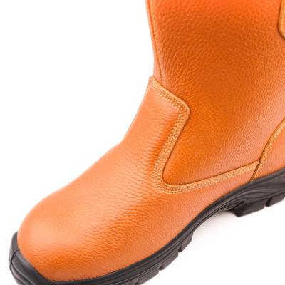 China Winter Waterproof PU Outsole Safety Guard Shoes Non-Slip Waterproof Anti-Sensation Leather Hike Boots for sale