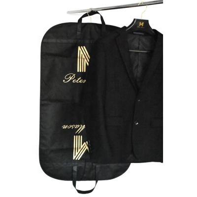 China Foldable Luxury Custom Made Dust Bag Men's Clothing Garment Bag Suit Suit Cover for sale