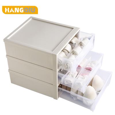 China Multifunctional New Design Household Bra Socks Storage Box Cabinet Viable Organizer For Underwear for sale