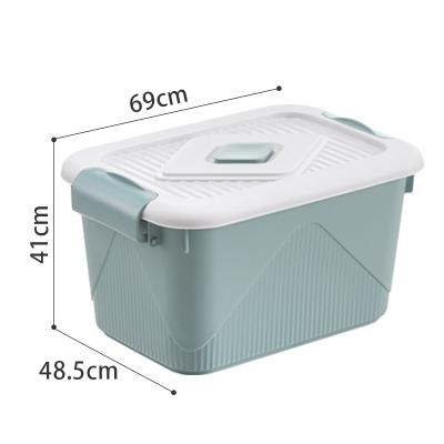 China High Quality Stable Plastic Stackable Stable Storage Organizer Home Storage Box Plastic Organizer Box for sale