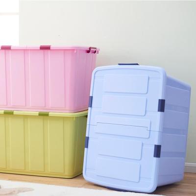 China Strong Viable Plastic Storage Box Universal Household Kitchen Load Capacity Plastic Storage Box for sale