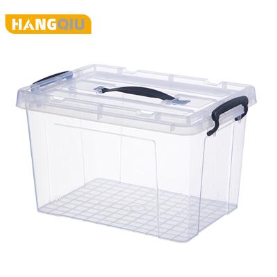 China Sustainable Hot Amazon Custom Logo And Printing Of Waterproof Transparent Storage Box Plastic for sale