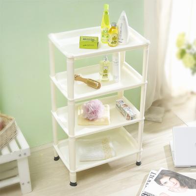 China Good Quality Viable Plastic Kitchen Storage Rack Plastic Shelf Storage Rack For Home for sale