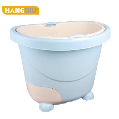 China Amazon PP Baby Bathtub Eco-friendly Sustainable Hot Plastic Large Plastic Bathtub Set for sale