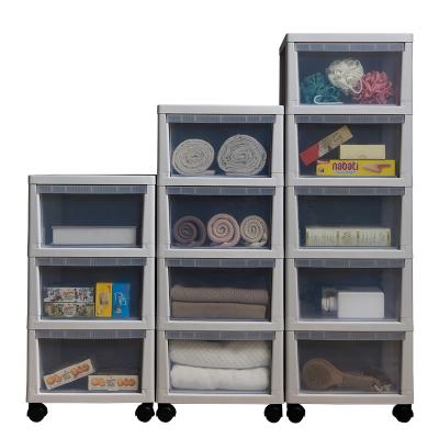 China Wholesale Cheap Plastic Top Drawer Plastic Storage Cabinets Fashion Baby Cabinet Price Tier Storage 3 Drawers for sale