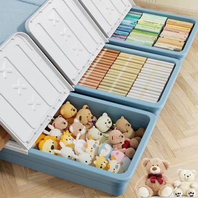 China Multi Color Sustainable Storage Box Under Bed Cheap Price Under Bed Storage Box With Lid for sale