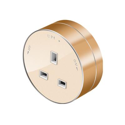 China Electrical Universal Socket Adapter Plug Adapter New Residential/Multi-Purpose Track System Power Socket Design Gold Universal UK Standard Socket for sale