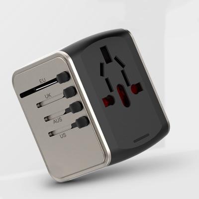 China Adapter Socket Travel Function Conversion Electrical Socket Universal Multi Residential/General Purpose EU UK USA AUS Standard Sockets For Business Travel for sale