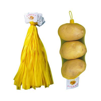 China PE Plastic Raschel Safety Mesh Bag For Packing Onion And Other Agricultural Products for sale