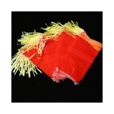 China Agriculture Vegetable Factory Red Onion Packing Monofilament Mesh Bag Wholesale Package Sealing Plastic Mesh Bag for sale