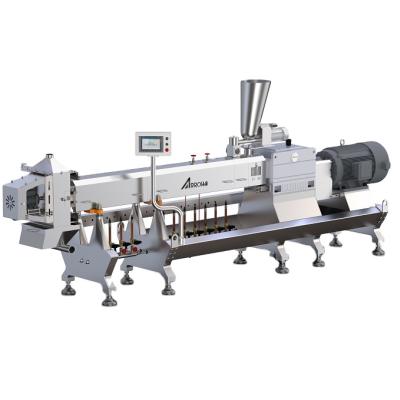 Chine food & Beverage plant processing line with twin-screw extruder for snack foods, textured protein, nutrition rice, breakfast cereals, fish feed and animal food à vendre