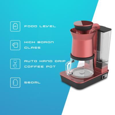 China Hotel New Design Products Drip Coffee Maker 4 Cup 560ml Hand Drip Automatic Coffee Pot for sale