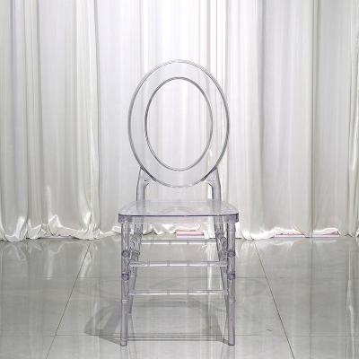 China Minimalist Design Wedding Banquet Furniture Chair Waterproof Perfect Plastic Dining Chairs For Wedding for sale