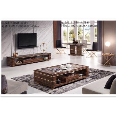 China Durable Luxury Modern Design Living Room Wood Latest TV Stand Furniture for sale