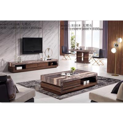 China Factory Sale Durable Hot Sale Contemporary Rectangle Marble Top Living Room Coffee Table for sale