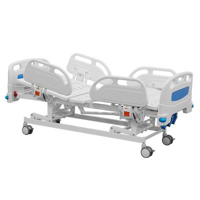 China Home Care Center Manufacturer Wholesale High Quality Manual 3 Cranks Medical Bed Inpatient Triple Function Bed for sale