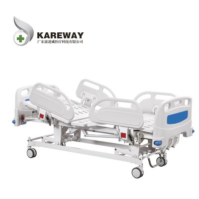 China S303PZC Modern Hospital Bed Medical Equipments Routine Sizes 3 Crank Manual Hospital Bed With Center Locking Casters for sale