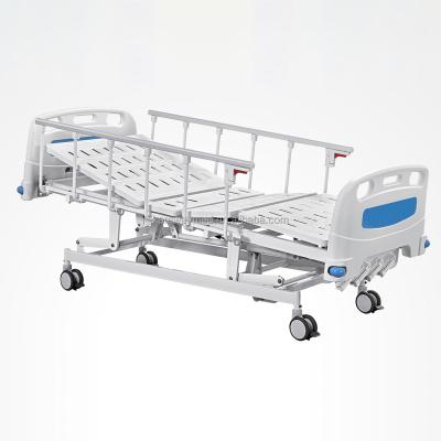 China Hospital Bed Factory Best Selling Five Functions Manufacture Manual Patient Adjustable Cheap Hospital Bed for sale