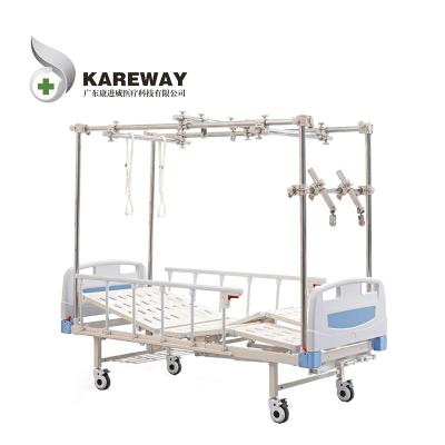 China S432G Hospital Bed Four Crank Manual Orthopedics Bed With Traction Aluminum Frame From Orthopedics for sale