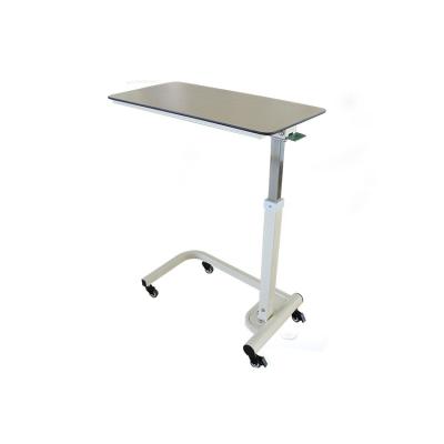 China Kareway MT05 Modern Portable ABS Plastic Hospital Mobile Dining Table with Adjustable Height for sale