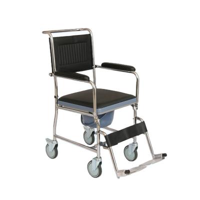 China Kareway 692 Powder Coating Steel Padded Lower-Arm Paralyzed Patients Wheelchair With Toilet KJW-692 for sale