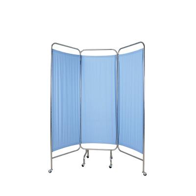 China Hospital Bed Screen Curtain from Hospital Screen WS03 Foshan Kareway Manufacturer, Stainless Steel Hospital Screen for sale