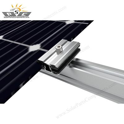 China Flat Roof Triangle Flat Roof Bracket Aluminum Solar Mounting System for sale