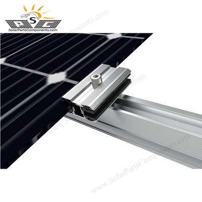 China Aluminum Solar Power Station Mount Triangle Solar Brackets For Landscape Flat Roof Racking for sale