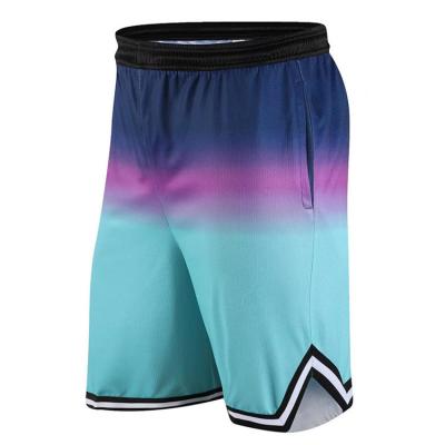 China Men's Loose Quick-Drying Quick-Drying Fitness Running Training Pants Over - The Knee Pants Basketball Five-Point Pants for sale