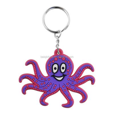 China Artificial metal key chain custom design rubber key chain to make rubber keychains beiqichina for sale