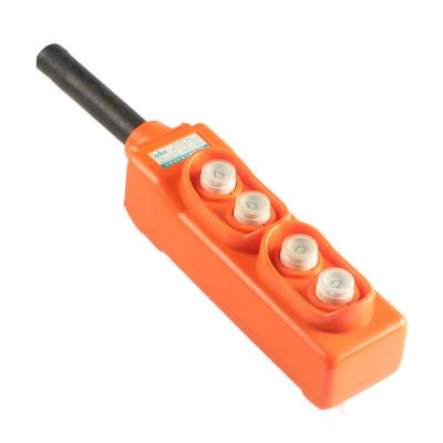 China Plastic iehc NAB direct series (COB) crane push button rainproof operation control switch pendant station for sale