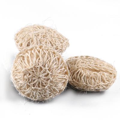 China Sustainable Wholesale Loofah Sisal Material And All Features Natural Sisal Bath Shower Sponge Sisal Protection for sale