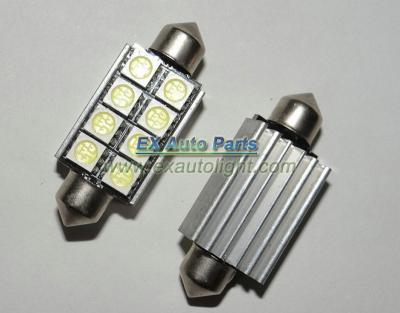 China Festoon el bulbo de lámpara sin error blanco puro de la luz de techo del coche LED de 8SMD 5050 Canbus en venta