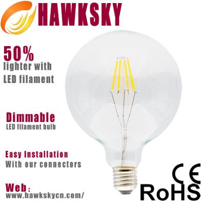 China G95 8w LED filament bulb,G95 Dimmable LED Filament Bulb On Sale for sale