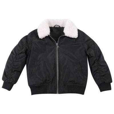 China Wholesale Factory Price Waterproof Keep Warm Black Refined Dyed Waterproof Coat Girls Stripper Jacket Children for sale