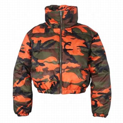 China High Quality Eco-Friendly Camouflage Women's Winter Bubble Stripper Coat OEM Lightweight Jacket Women for sale