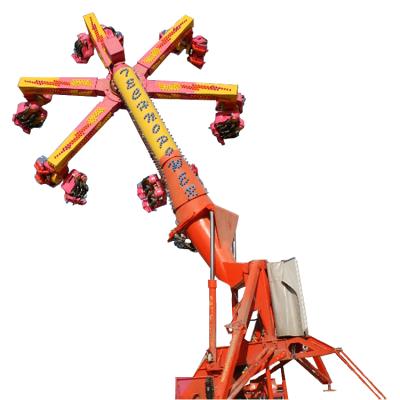 China Modern Funfair Amusement Park Rides Fair Wind Fire Wheel Rides Techno Power Rides For Sale for sale