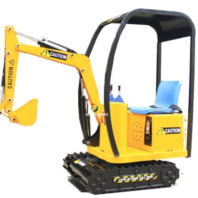 China Playground other amusement park equipment mini excavator kids ride on the excavator for sale